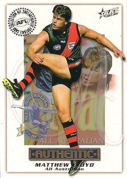 2001 Select AFL Authentic - All Australian #AA12 Matthew Lloyd Front